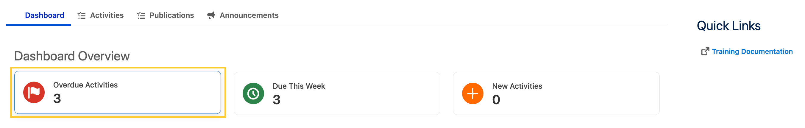Dashboard Overview