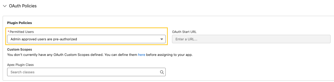 OAuth Policies