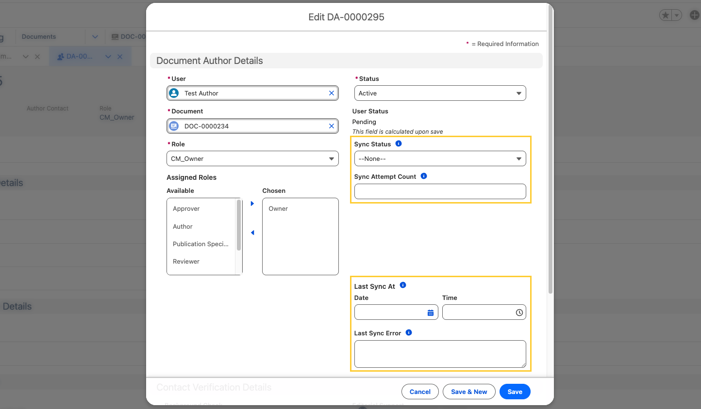 Document Collaborator sync diagnostics